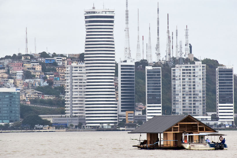 'santay observatory' enlivens ecuador's guayas river with a floating cultural space