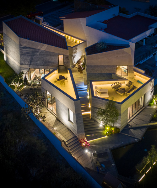 rojkind arquitectos resuena en el paisaje rocoso de méxico con su casa amanali