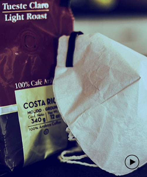 FOLD es una mascarilla casera barata y accesible hecha con filtros de café