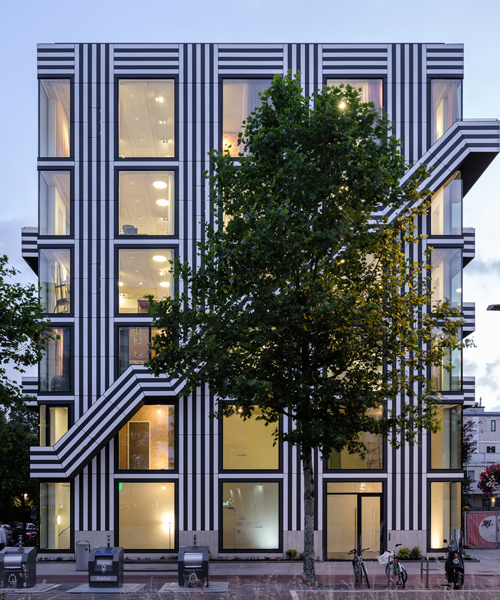 el estudio de diseño gráfico thonik presenta su primera obra de arquitectura en amsterdam