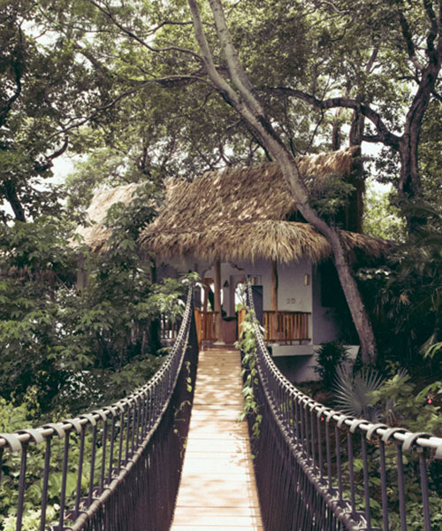 VIDA diseña casa de campo con puente colgante en un bosque tropical de costa rica