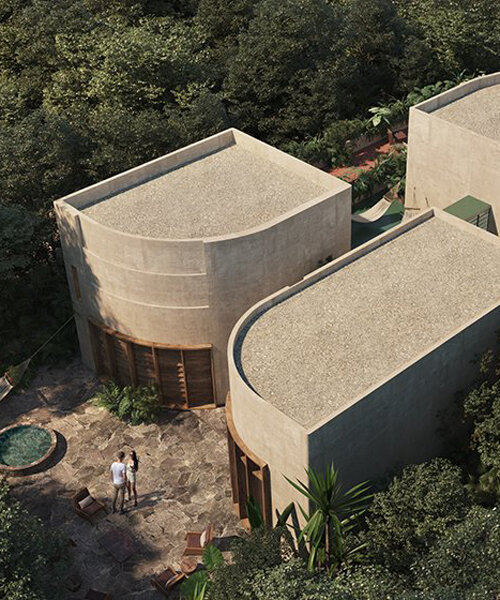 esrawe studio proyecta una casa de formas arquitectónicas puras en la selva mexicana de yucatán