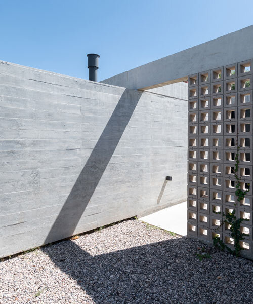 GRUPO studio cura casa SI como composición residencial de concreto en argentina