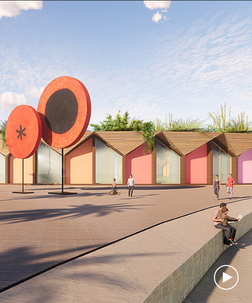 valentino gareri atelier diseña una aldea modular en ecuador hecha con residuos de cacao impresos en 3D
