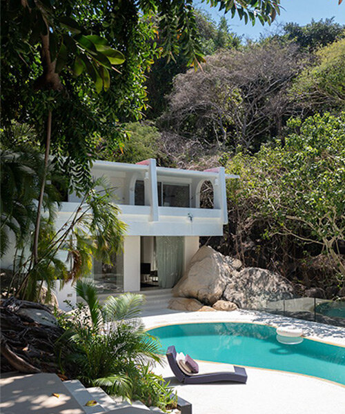casa geométrica por sama arquitectos se mezcla armoniosamente con la naturaleza en méxico