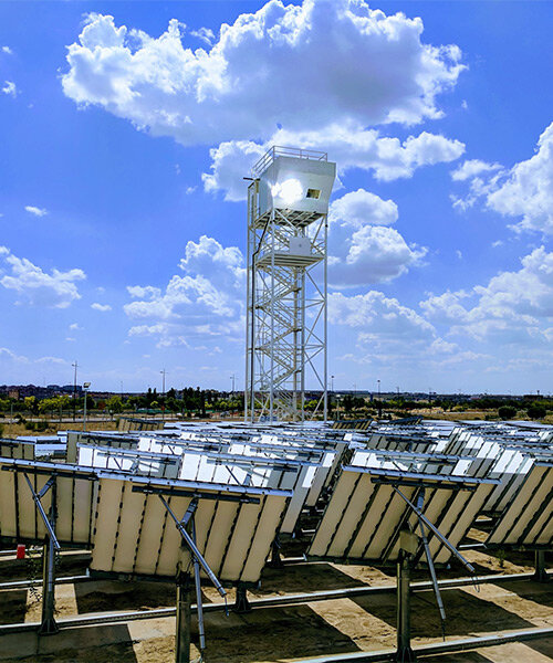 investigadores de ETH zurich diseñan torre solar que produce combustible para aviones a partir de agua y luz