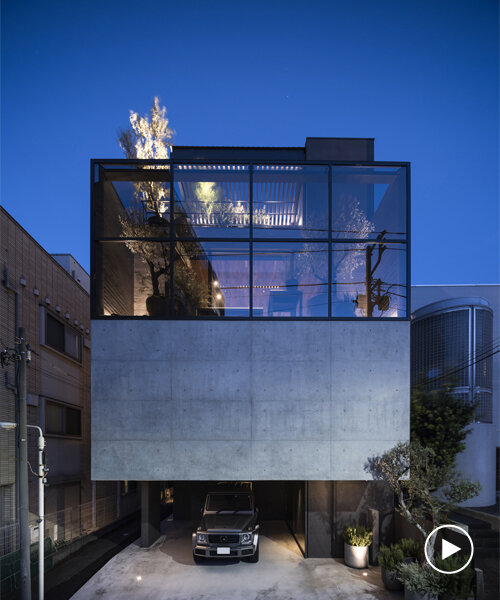 apollo architects aporta una dualidad visual y espacial a la casa 'ESPRIT' en tokio