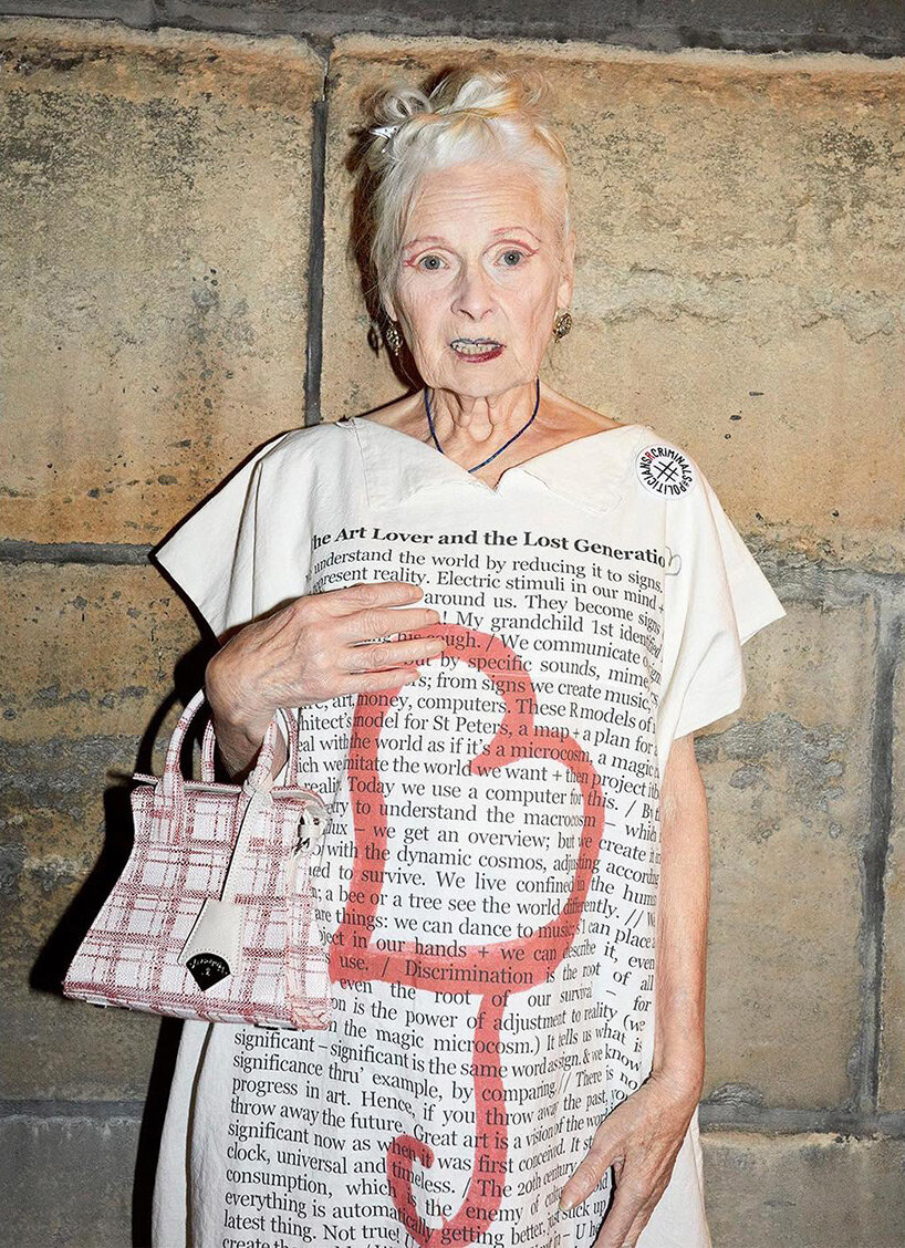 La diseñadora Vivienne Westwood, reina de la moda punk