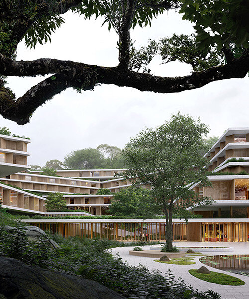 mecanoo presenta una propuesta inspirada por la naturaleza para el campus de guangming scientist valley en china