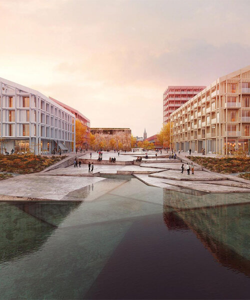 cobe revela la propuesta ganadora para un vibrante vecindario de uso mixto en noruega