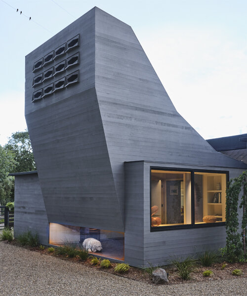 schwartz and architecture crea un estudio inspirado en un palomar en sonoma, california