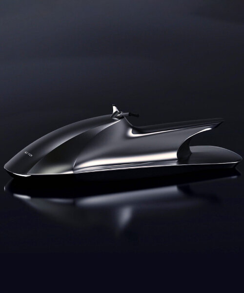 el brillante jet ski eléctrico conceptual 'tarform raye' imita a la mantarraya con un diseño biomórfico