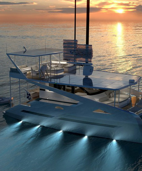 ZEN50, el catamarán propulsado por energía solar con una vela automatizada que ofrece viajes libres de emisiones