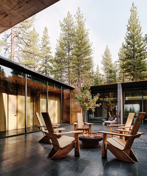 CAMPout: moderno retiro de montaña de faulkner architects en lake tahoe, california