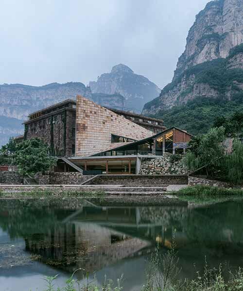el museo de arte taihang xinyu crece orgánicamente a partir de su topografía en china