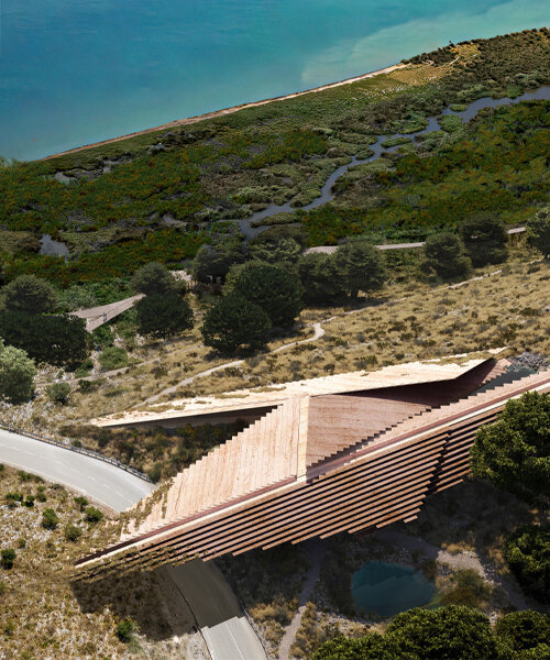 kengo kuma construirá un gran centro de visitantes para un parque arqueológico en albania