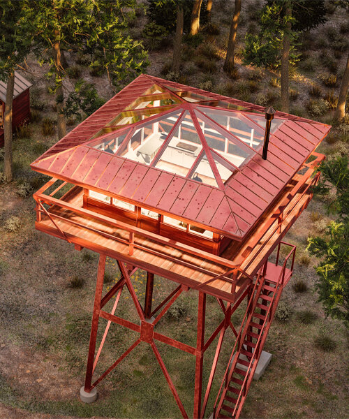 estas torres de vigilancia contra incendios en idaho ofrecerán una experiencia envolvente de alojamiento forestal en las alturas