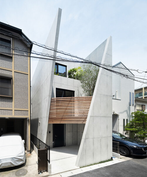 este 'home-office' de ogawa architect design en japón evoca la entrada a un pequeño valle