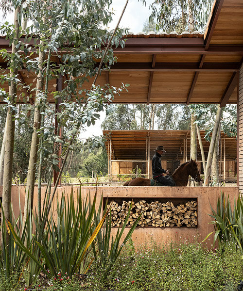 el luminoso 'el picadero' de gabriel rivera arquitectos embellece un criadero de caballos en ecuador
