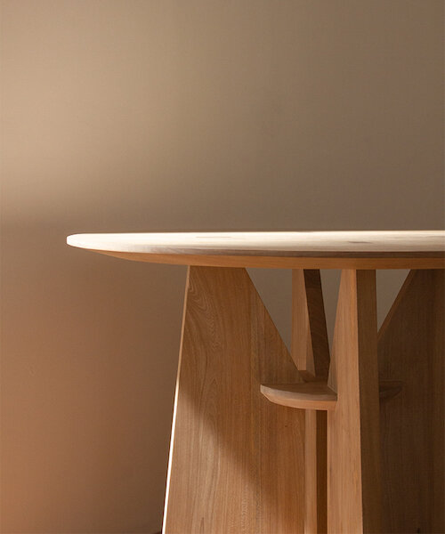 la mesa leku está diseñada para disfrutar y elevar los pequeños rituales cotidianos