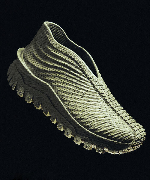 trailgrip, los sneakers impresos en 3D de un solo material diseñados por moncler y zellerfeld