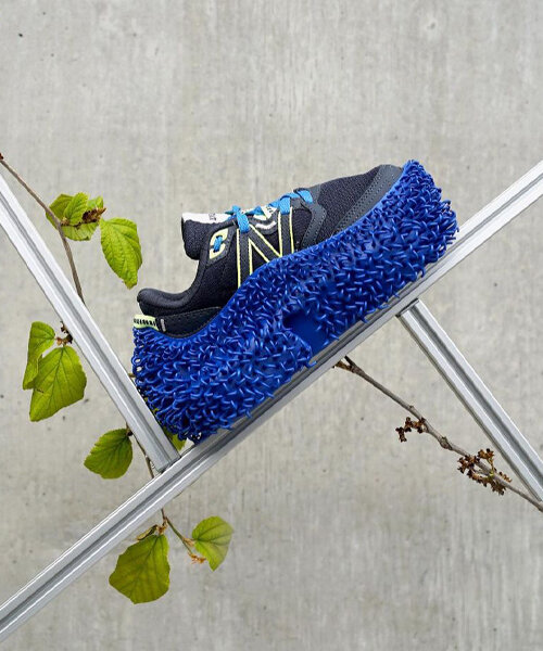la gente podrá ayudar a esparcir semillas en las ciudades al correr con estos sneakers de suela de picos