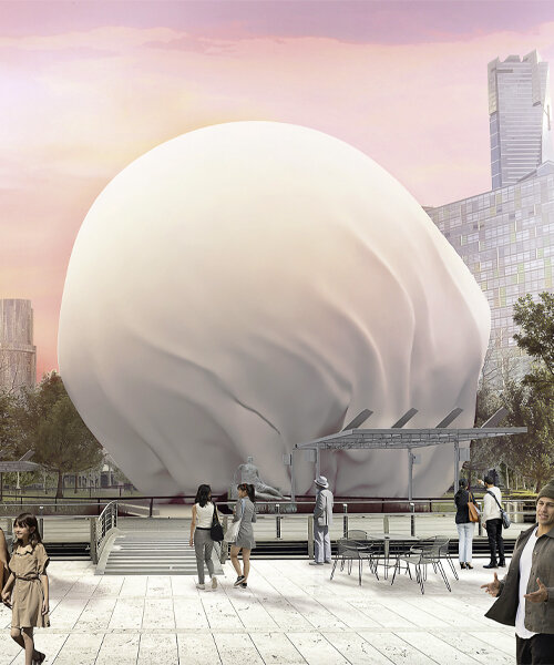 nic brunsdon creará una gigantesca esfera inflable que 'inhalará' y 'exhalará' aire en la trienal de la GNV
