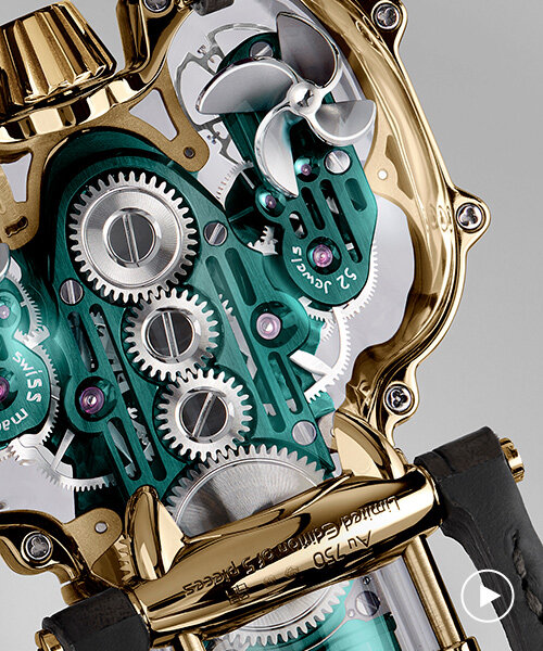 el nuevo reloj de MB&F rinde homenaje a la aerodinámica retro