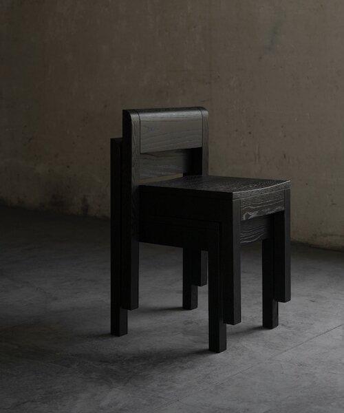 la silla 'norte' se inspira en la simplicidad y funcionalismo de la arquitectura racionalista