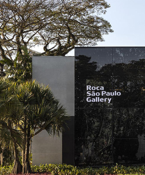roca são paulo gallery emerge entre las copas de los árboles como un nuevo hito cultural