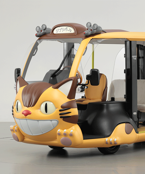 el fantástico personaje catbus de studio ghibli cobra vida como vehículo eléctrico toyota