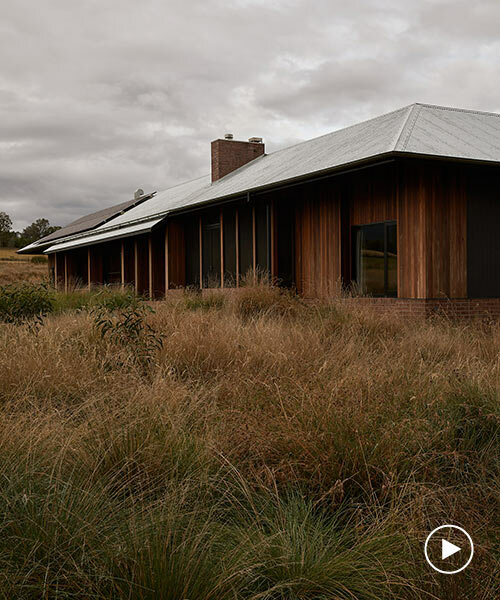 'house in the dry', el oasis de MRTN architects en las áridas praderas de australia