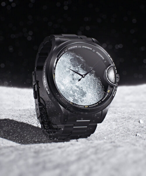 reloj aprobado por la NASA con auténtico polvo lunar recuerda el aterrizaje del Apolo 11