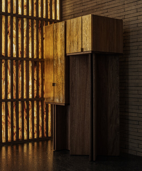 arquitectas de estudio KV y peca honran tradiciones con la colección 'aurum cabinets'