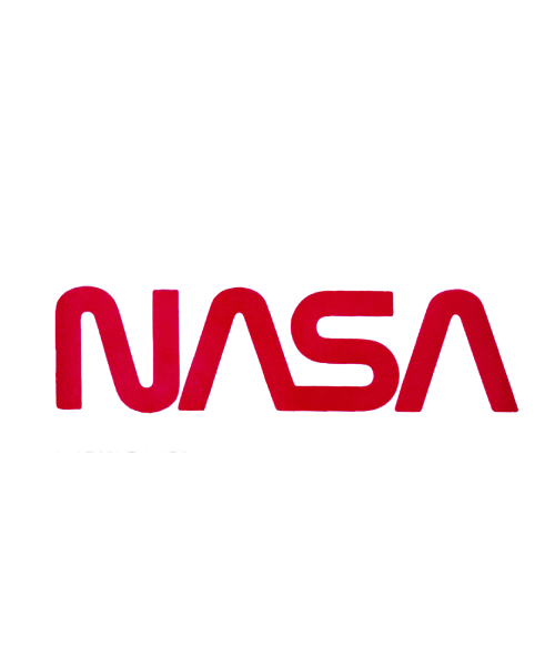 sumérgete en la historia del logotipo de la NASA, desde la 'albóndiga' espacial hasta el 'gusano' rojo