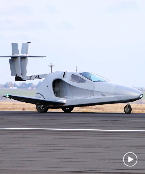 el coche volador 'switchblade', apto para circular por carretera, realiza con éxito su primer vuelo