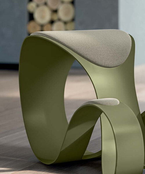 la 'silla moon' de serena papait combina funcionalidad y comodidad en un bucle infinito