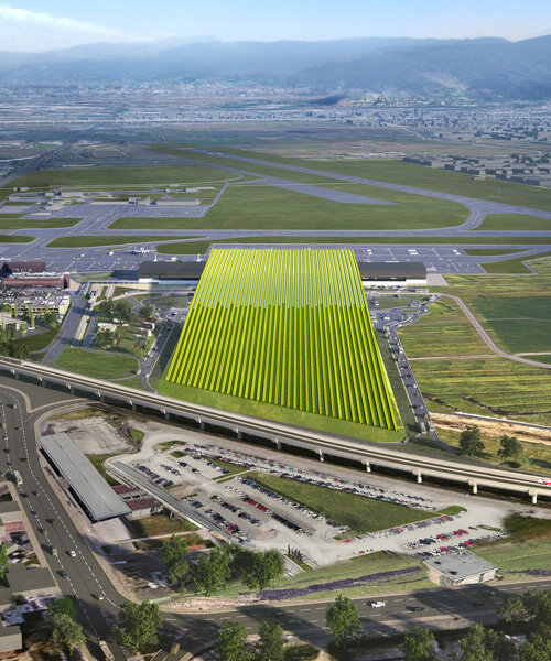 rafael viñoly arquitectos cubrirá la terminal del aeropuerto de florencia con un viñedo
