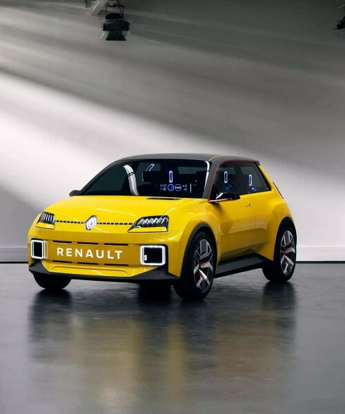 renault revela la renovación totalmente eléctrica y retrofuturista del icónico compacto R5