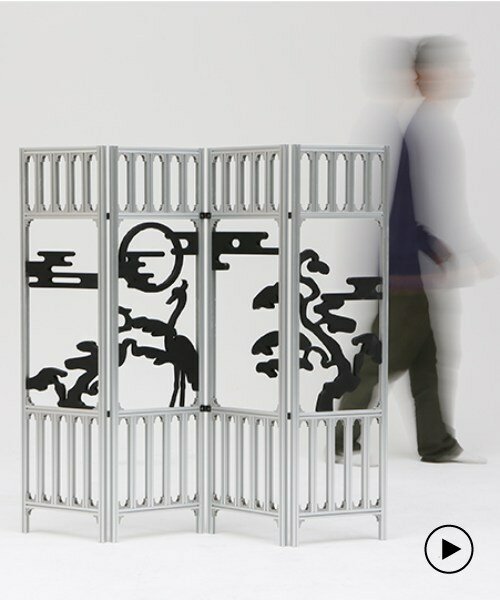 saero es una reinterpretación en aluminio impreso en 3D de los muebles tradicionales coreanos