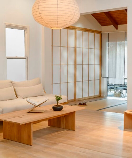 la renovación de la casa shoji infunde elementos tradicionales japoneses en un entorno moderno
