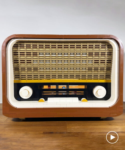 la radio vintage de LEGO reproduce cualquier música mediante el smartphone y el asistente de voz